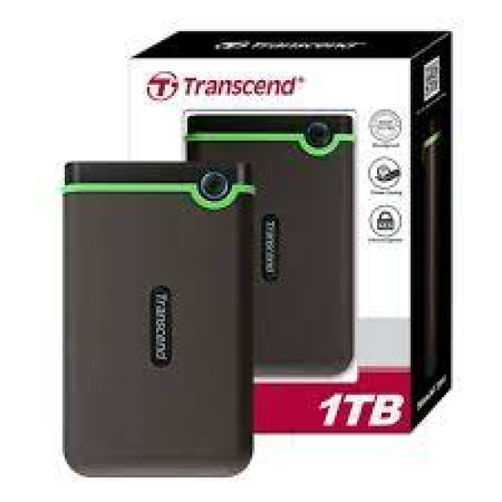 Transcend StoreJet 25M3 1TB USB 3.1 Gen 1 Iron Gray Slim External HDD Transcend StoreJet 25M3 1TB USB 3.1 Gen 1 Iron Gray Slim External HDD