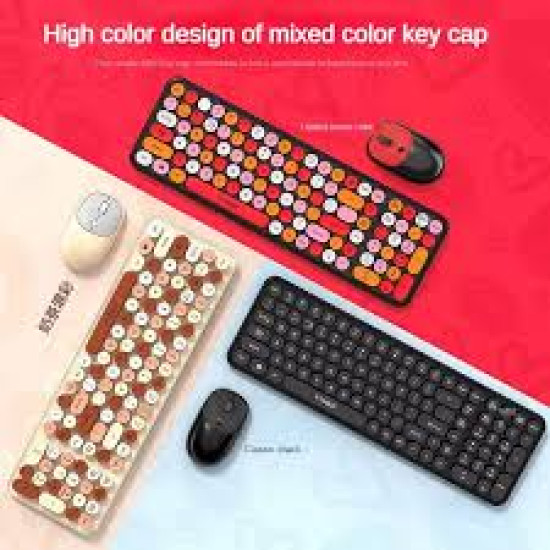 TWOLF TF350 Wireless Keyboard and Mouse Color TWOLF TF350 Wireless Keyboard and Mouse Color