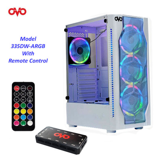 OVO E-335 DW RGB Mid-Tower Gaming Case