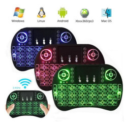 i8 Mini Backlight Touch Pad Keyboard with Mouse